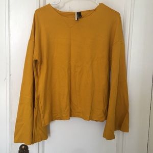 Topshop Bell Sleeve Top